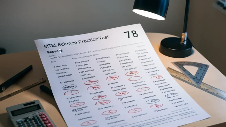 MTEL Science Practice Test 78