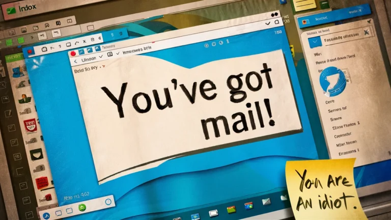 You Are an Idiot Window XP